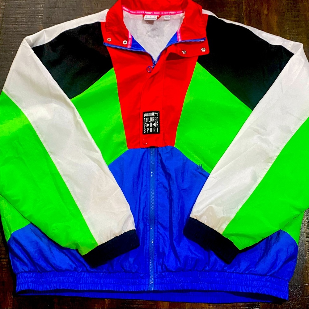 PUMA Tailored for Sport TFS OG Retro Track Jacket Y2k Sz XXL 2XL A01